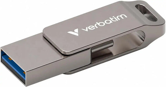 Verbatim 64GB Dual USB 3.2 Gen 1 Flash Drive, USB-C & USB-A