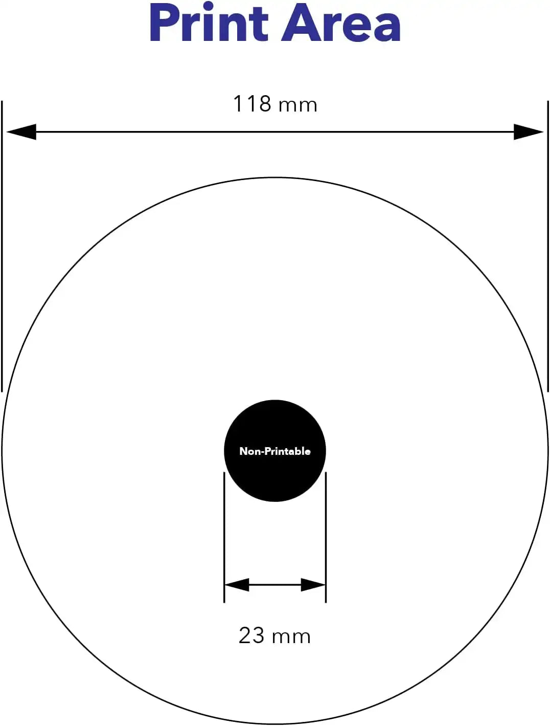 Verbatim CD-R 700MB 52X White Inkjet Hub Printable Recordable Media Disc - 100 Spindle,(Pack of 4)