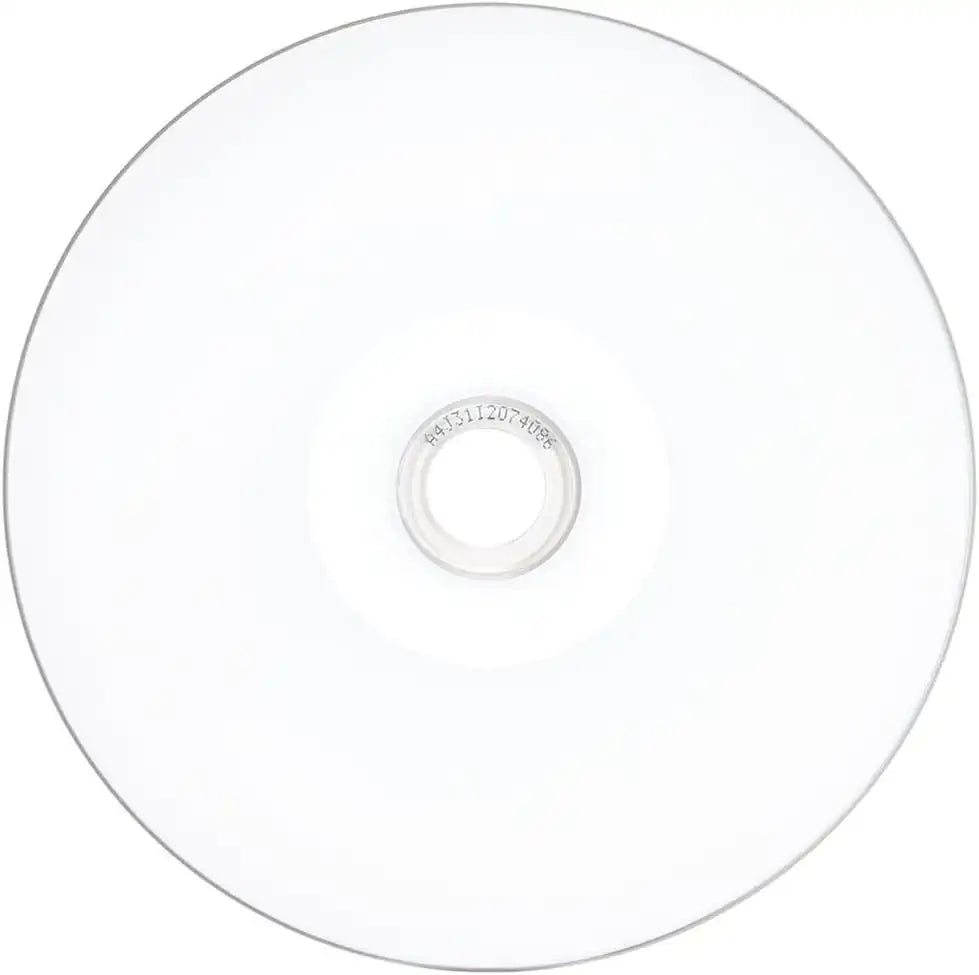Verbatim CD-R 700MB 52X White Inkjet Hub Printable Recordable Media Disc - 100 Spindle,(Pack of 4)