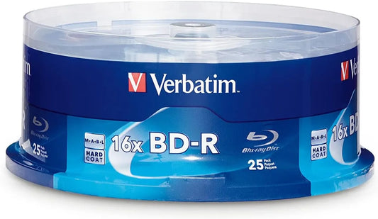 Verbatim BD-R 25GB 6X with Branded Surface - 25pk Spindle 97457