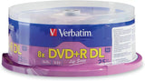 Verbatim DVD+R DL Double Layer 8.5GB 8X LifeSeries - 25pk Spindle 71122