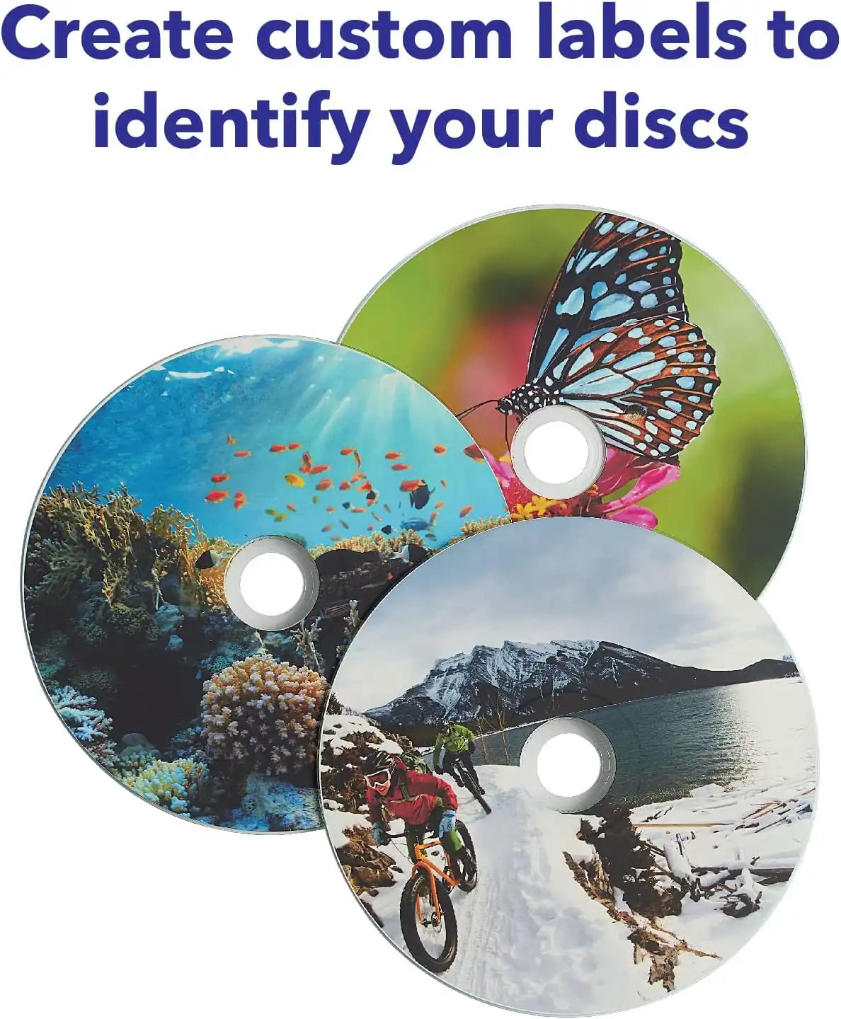 Verbatim CD-R 700MB 52X White Inkjet Hub Printable Recordable Media Disc - 100 Spindle,(Pack of 4)