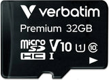 Verbatim 32GB microSDHC Memory Card with Adapter, UHS-I U1 V10, 90MB/s