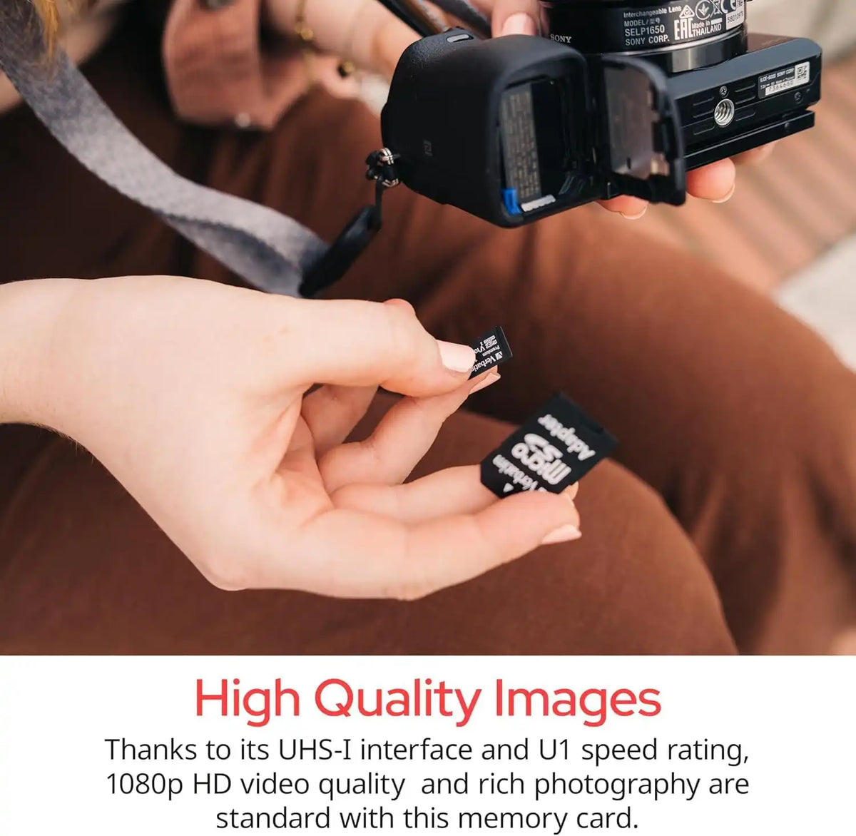 Verbatim 128GB microSDXC Memory Card with Adapter, UHS-I U1 V10, 90MB/s